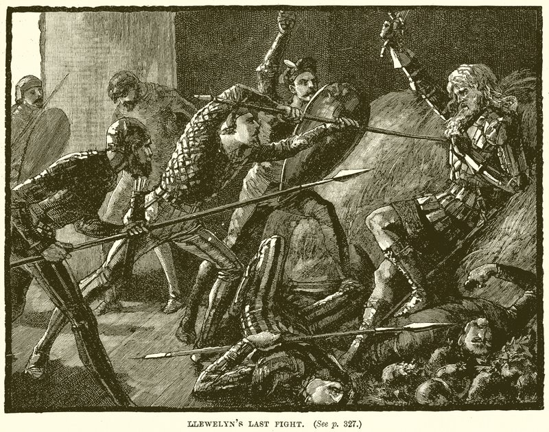 Le dernier combat de Llywelyn - English School