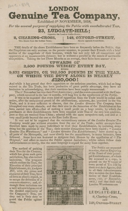 London Genuine Tea Company - English School