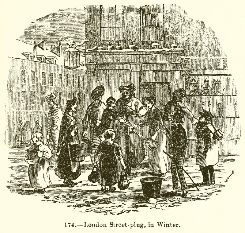 Rue de Londres en hiver - English School