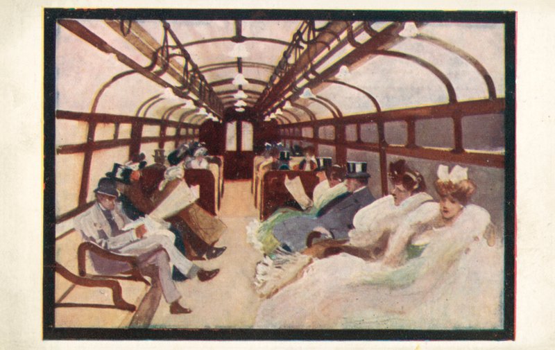 Passagers du métro de Londres sur les lignes Bakerloo et Piccadilly - English School