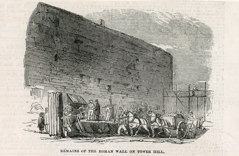 Mur de Londres - Tower Hill - English School