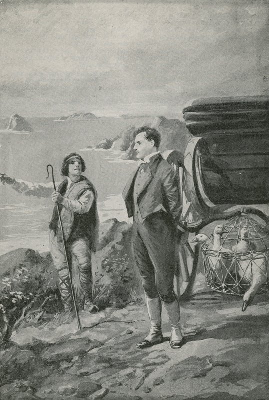 Lord Byron sort pour une promenade - English School