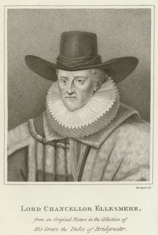 Lord Chancelier Ellesmere - English School