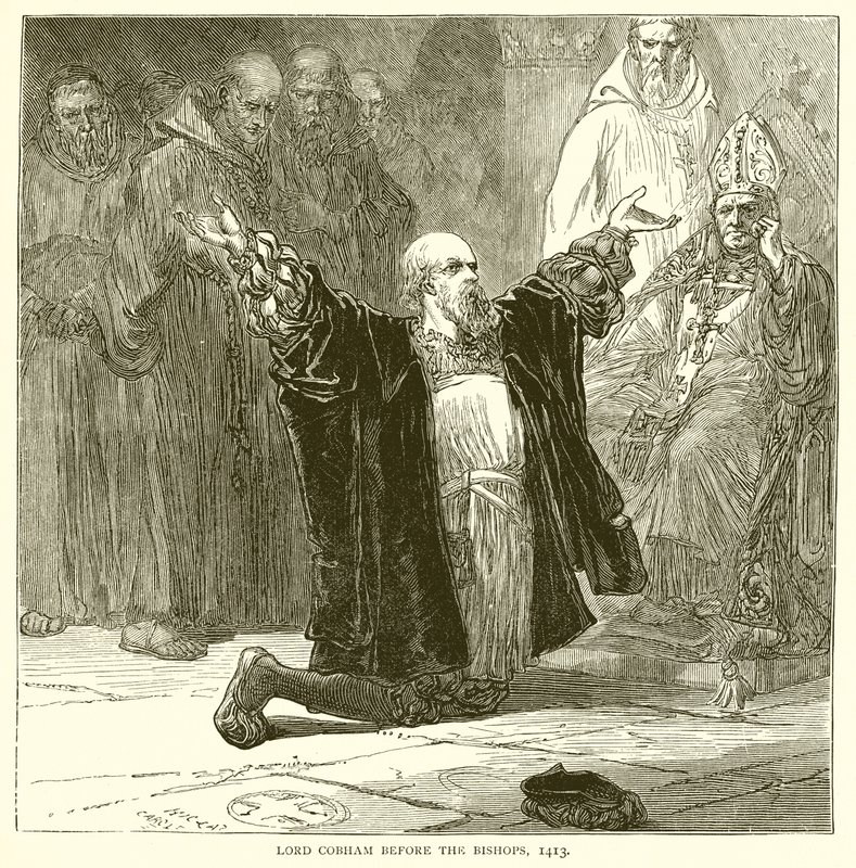 Lord Cobham devant les évêques, 1413 - English School