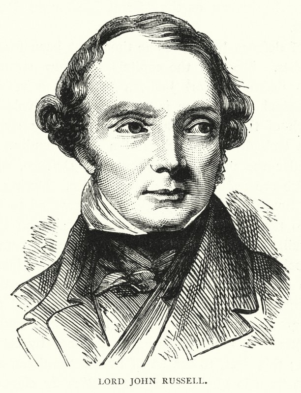 Lord John Russell (gravure) - English School