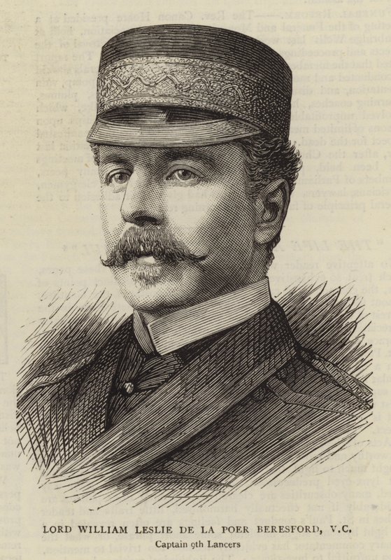 Lord William Leslie de la Poer Beresford, VC (gravure) - English School