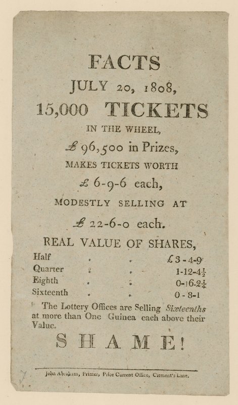Publicités pour la loterie - English School