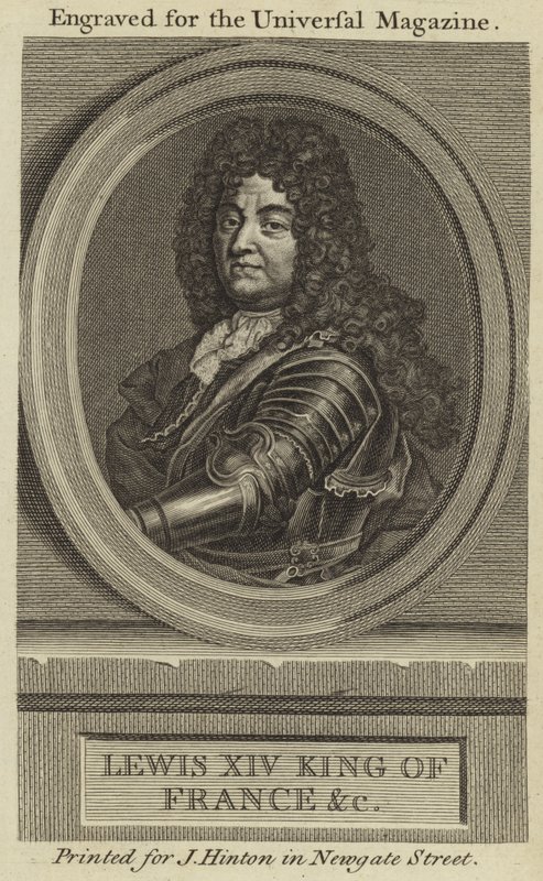 Louis XIV, Roi de France - English School