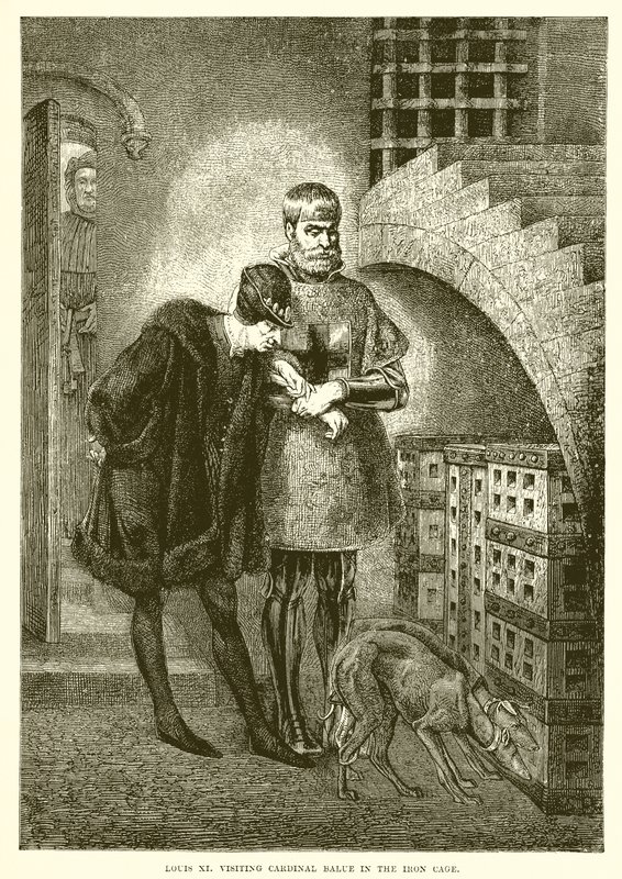 Louis XI visitant le cardinal Balue dans l