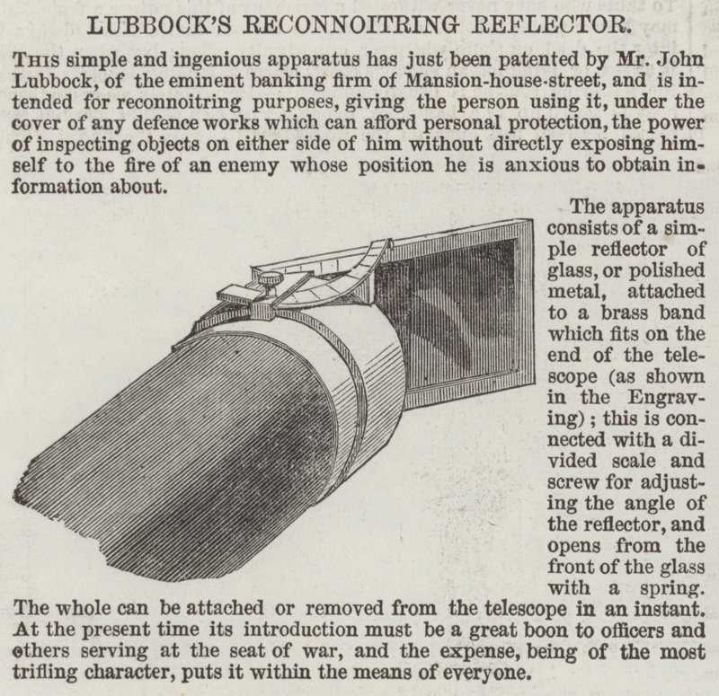 Réflecteur de reconnaissance de Lubbock (gravure) - English School