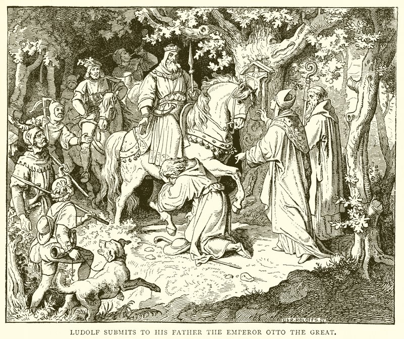 Ludolf se soumet à son père l