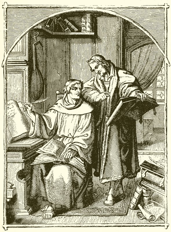 Luther et Melanchthon - English School