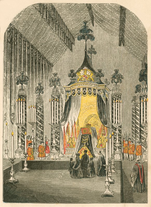 Exposition funéraire du duc de Wellington - English School