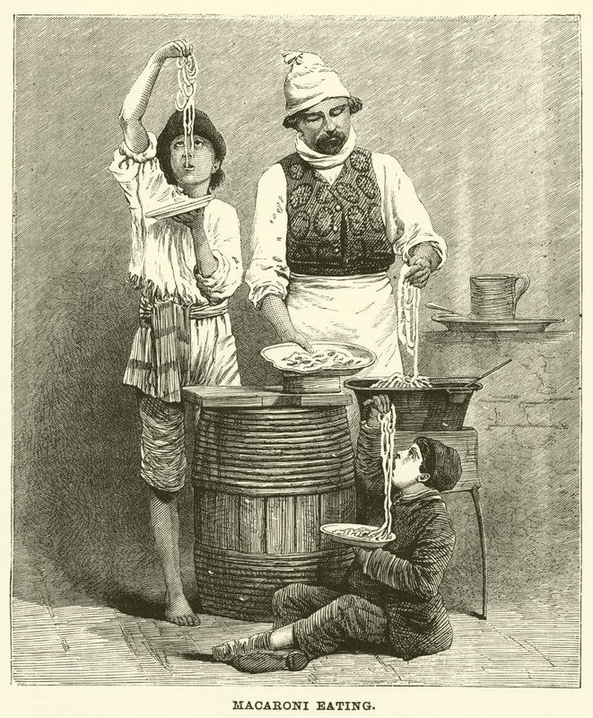 Manger des macaronis - English School