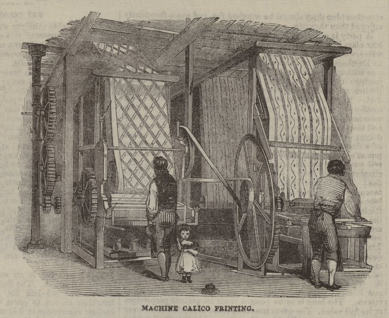 Impression de calicot à la machine - English School