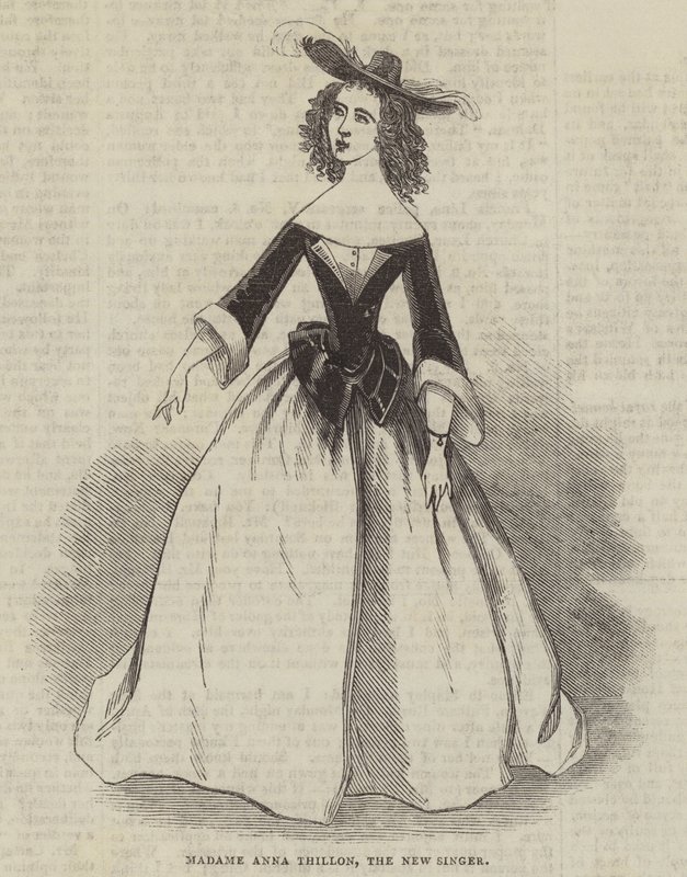 Madame Anna Thillon, la Nouvelle Chanteuse - English School