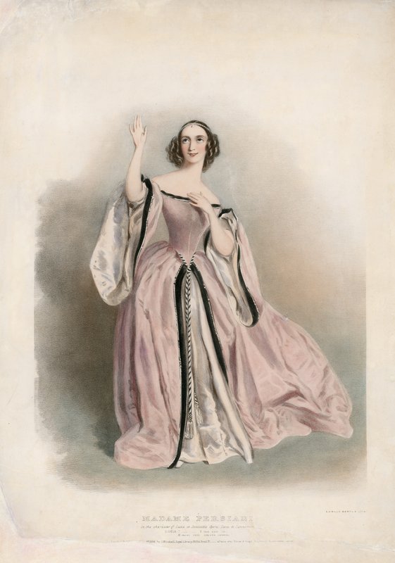Madame Persiani dans Lucia di Lammermoor - English School