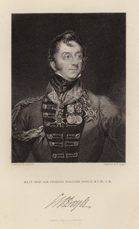 Major Général Sir Charles William Doyle - English School