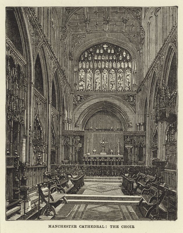 Cathédrale de Manchester, le chœur - English School