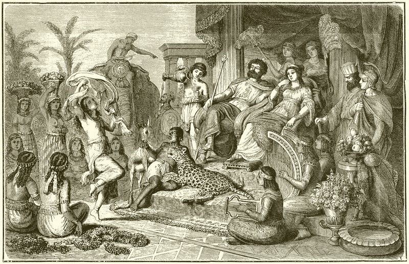 Mœurs et coutumes de la Grèce tardive - Un foyer festif - English School