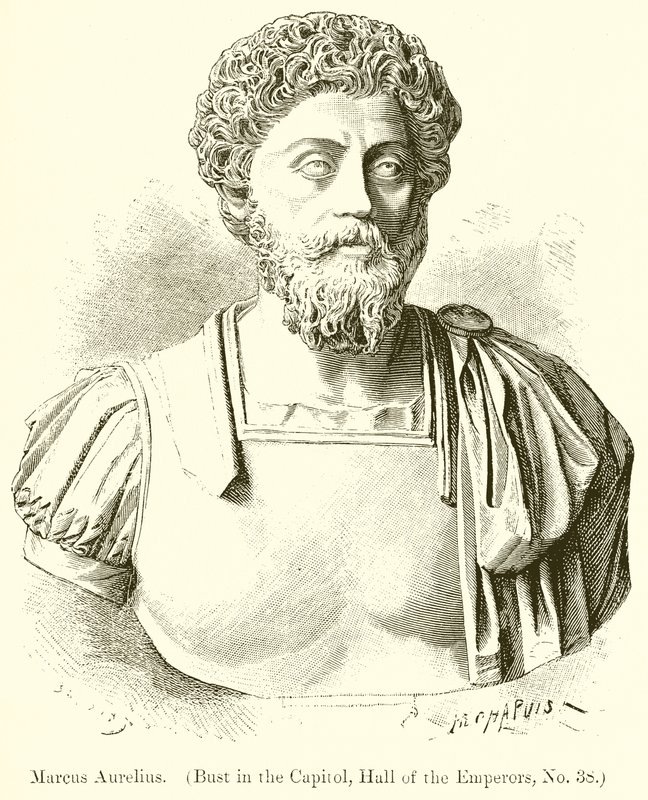 Marc Aurèle (Buste au Capitole, Salle des Empereurs, No. 38) - English School