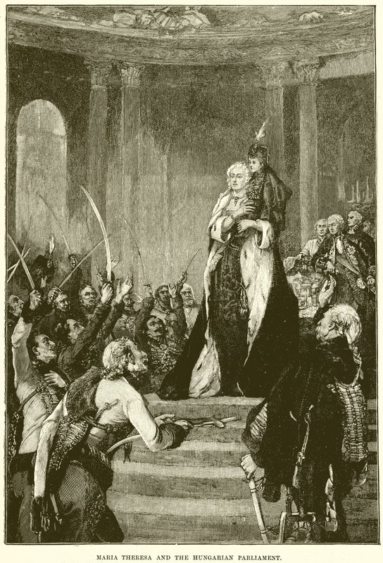 Marie-Thérèse et le Parlement hongrois - English School