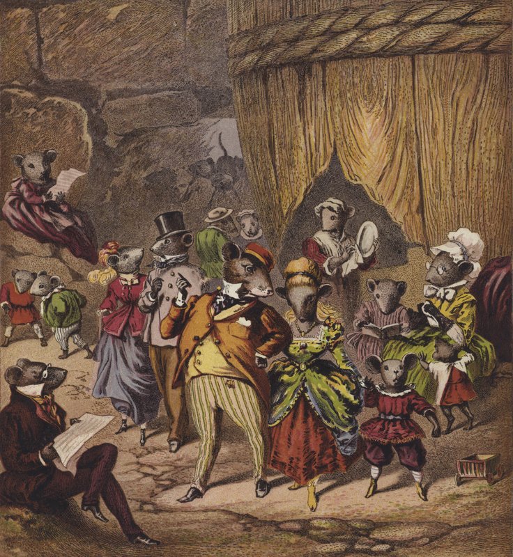 Le souper de Maître Souriceau - English School