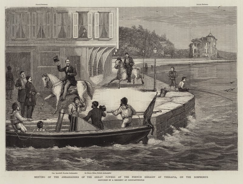 Réunion des ambassadeurs des grandes puissances à l