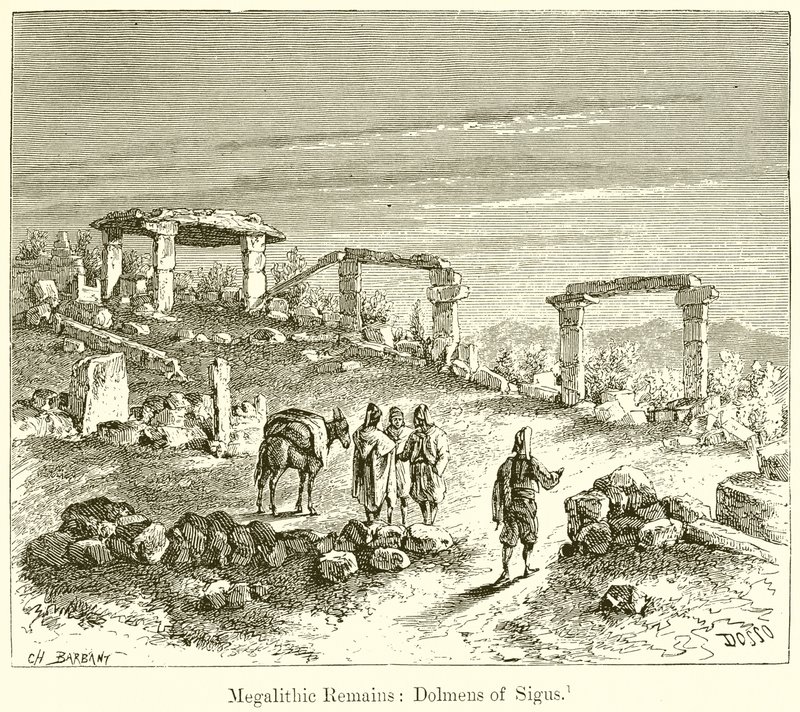 Vestiges Mégalithiques : Dolmens de Sigus - English School