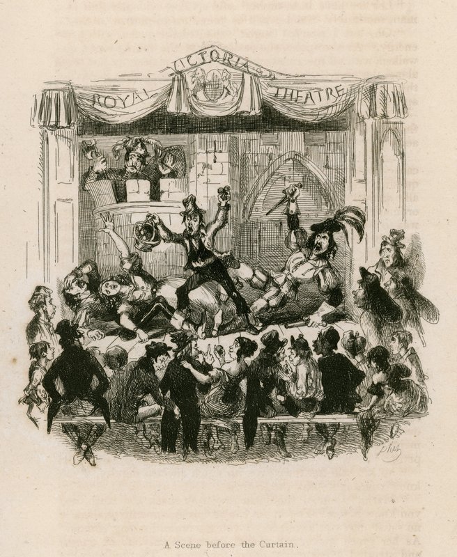 Mélodrame au Royal Victoria Theatre - English School