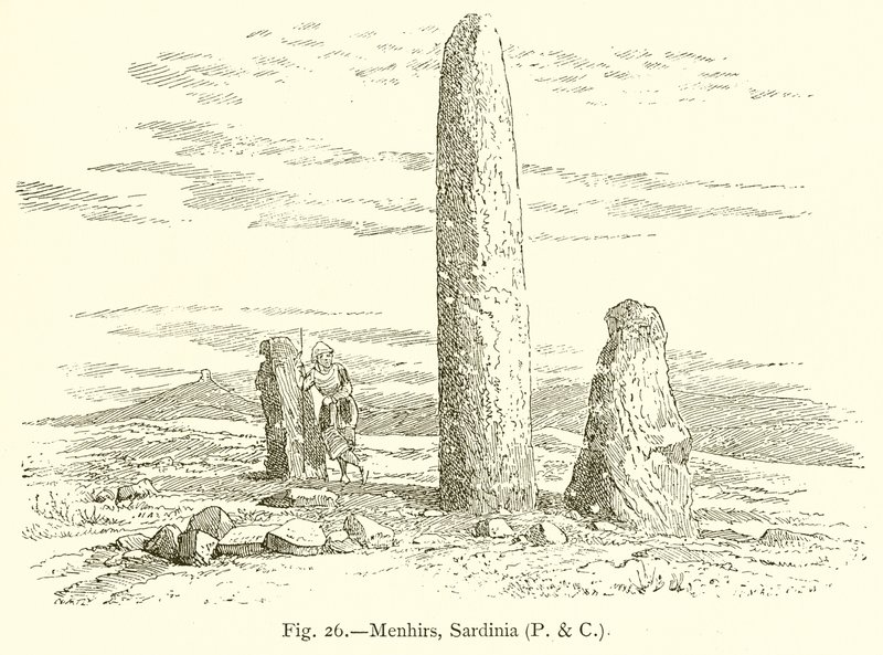 Menhirs, Sardaigne - English School