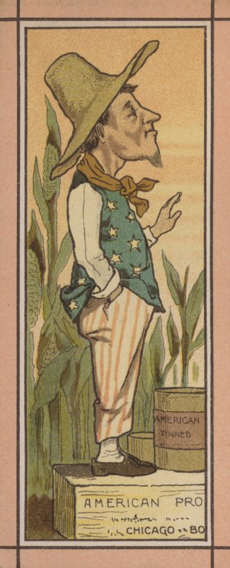 Illustration de menu : Nourriture en conserve américaine - English School
