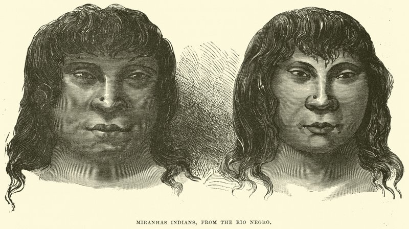 Indiens Miranhas, du Rio Negro - English School