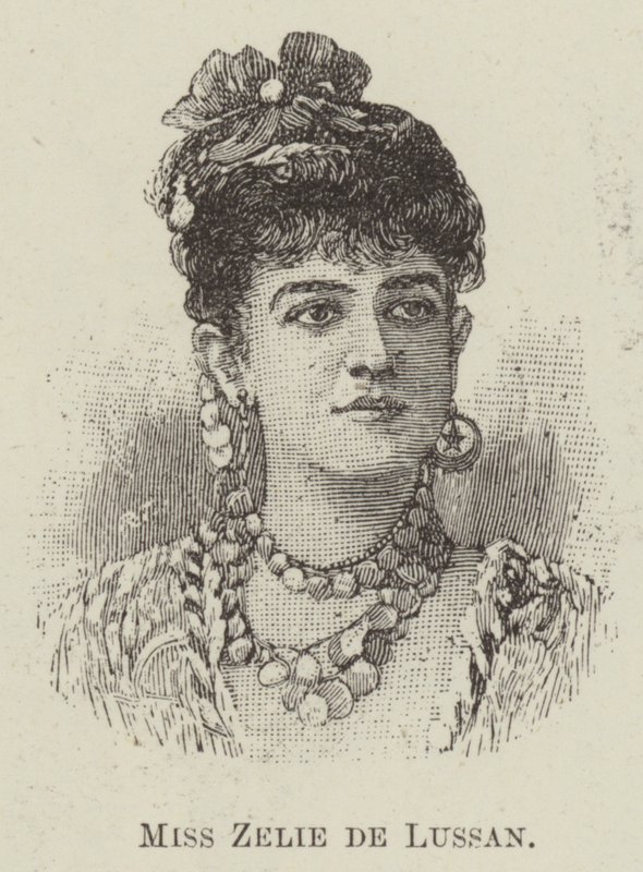 Mlle Zélie de Lussan (gravure) - English School