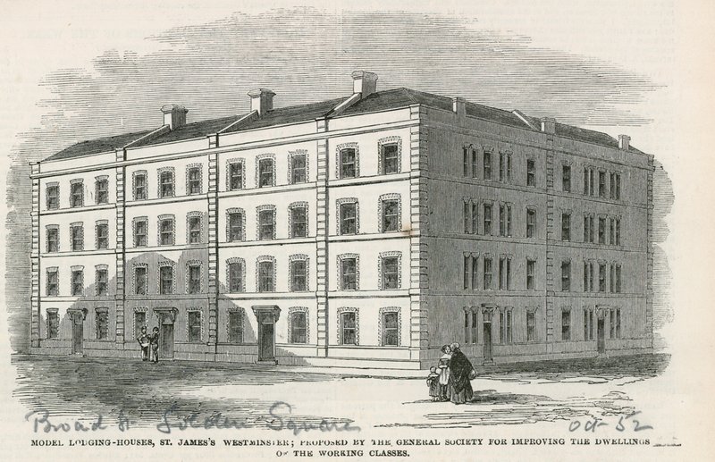 Maisons de logement modèle, St James Westminster - English School