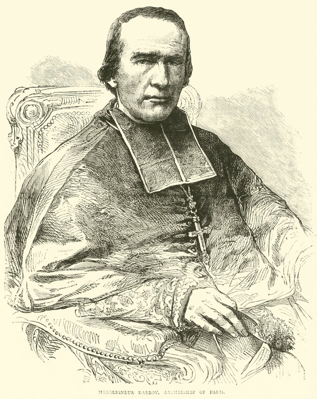 Monseigneur Darboy, archevêque de Paris, mars 1871 - English School