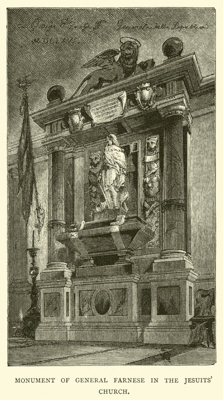Monument du général Farnese dans l