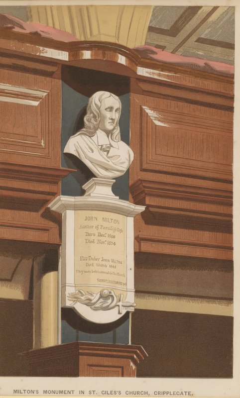 Monument à John Milton - English School