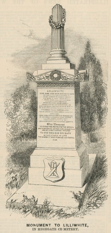 Monument à Lilliwhite - English School