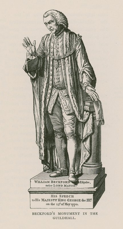 Monument à William Beckford - English School