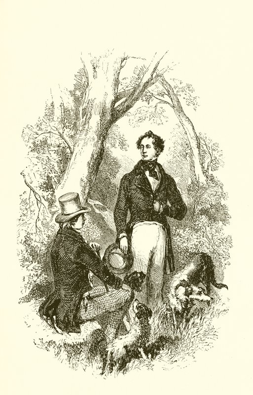 Moore et Scott dans le Glen des Rimeurs - English School