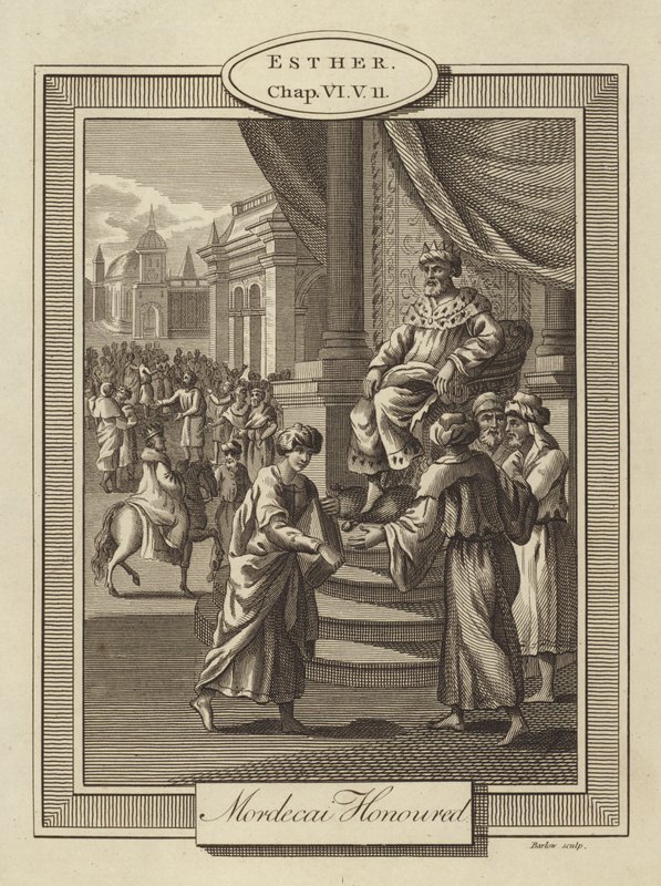 Mardochée honoré, Esther, Chapitre VI, Verset 11 - English School