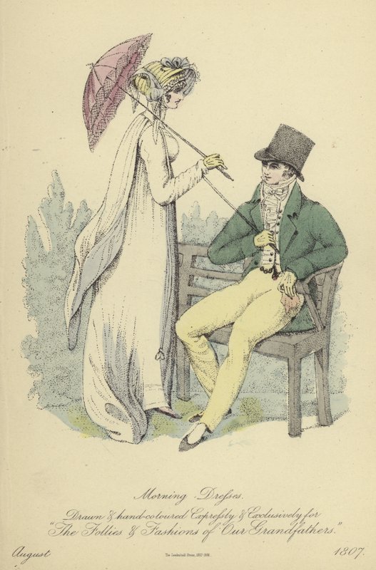 Tenue de matin et de soir pour dames et messieurs - English School