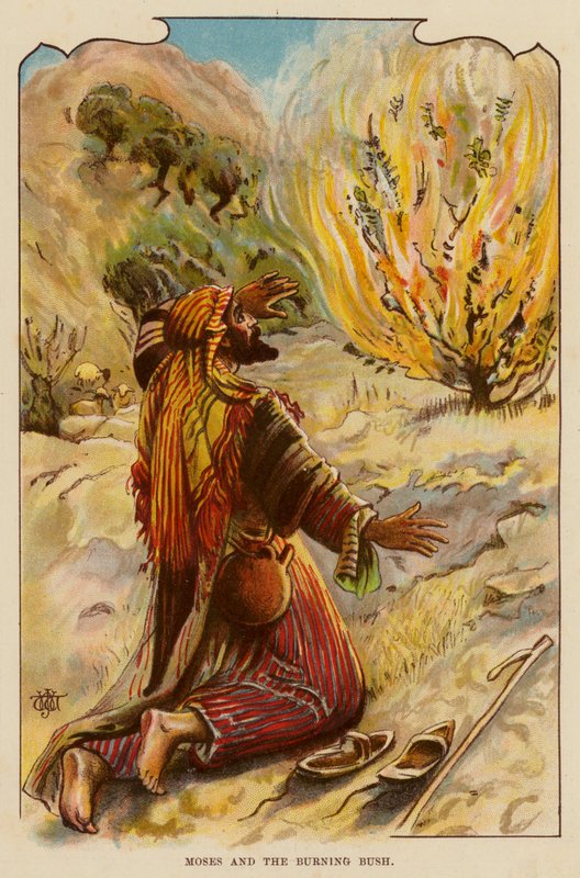 Moïse et le Buisson ardent - English School
