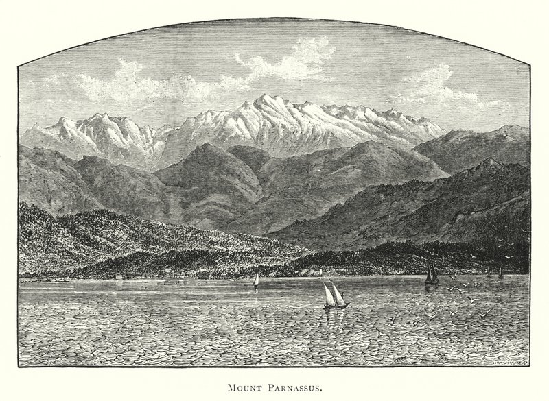 Mont Parnasse (gravure) - English School