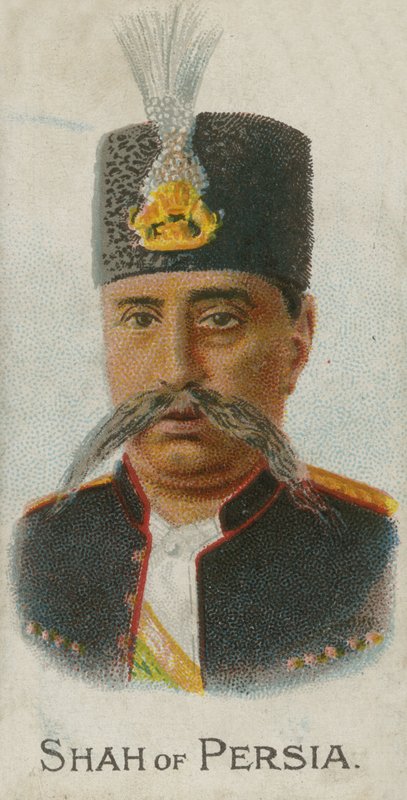 Mozaffar ad-Din, Shah de Perse - English School