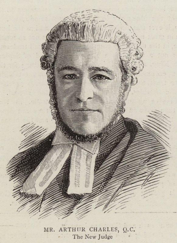 M. Arthur Charles, QC (gravure) - English School