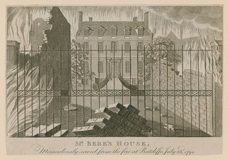 Maison de M. Bere, miraculeusement sauvée de l