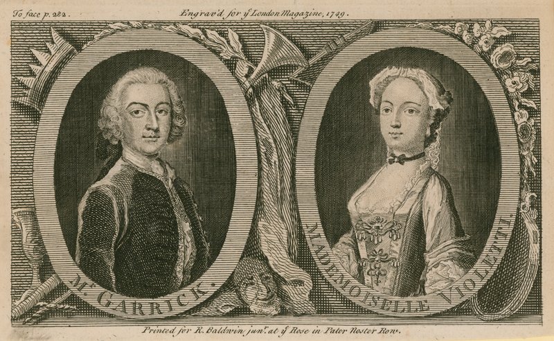 M. Garrick et Mademoiselle Violetti (Eva Marie Veigel) - English School