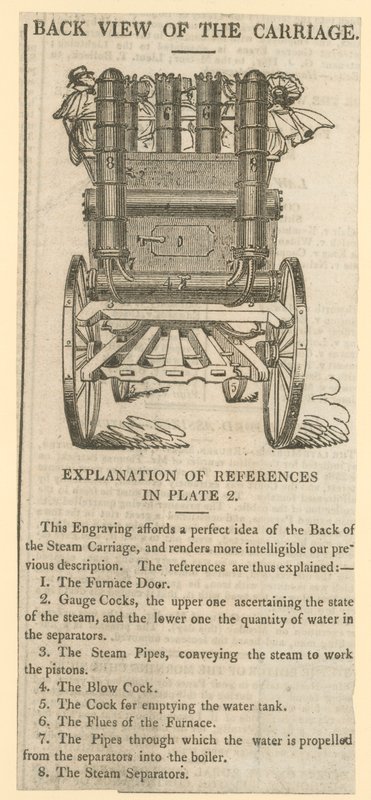 La nouvelle voiture à vapeur de M. Gurney - English School